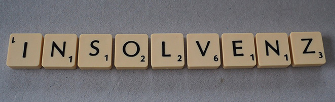 Schriftzug Insolvenz (Bild: Ratfink1973/Pixabay) Schriftzug Insolvenz (Bild: Ratfink1973/Pixabay)