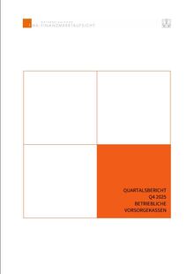 Quartalsbericht Q4 2025 Vorsorgekassen der FMA (Cover)