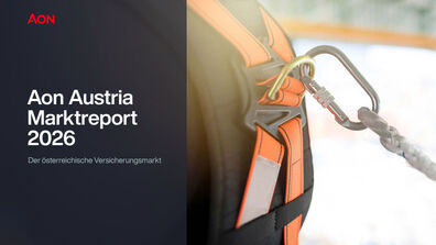 Aon Austria: Marktreport 2026 (Cover; Quelle: Aon)