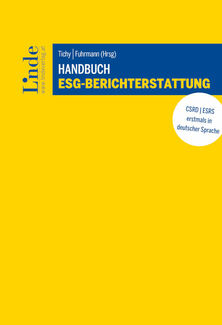 Handbuch ESG-Berichterstattung (Cover; Quelle: Linde Verlag)