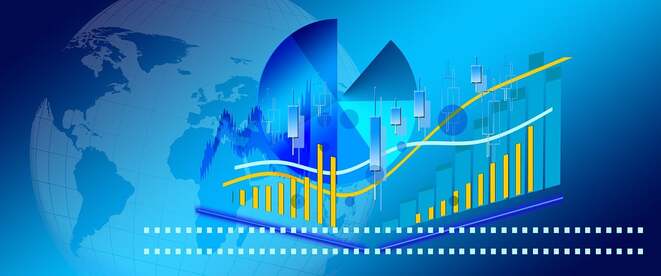Weltkarte mit Charts (Bild: Gerd Altmann/Pixabay)
