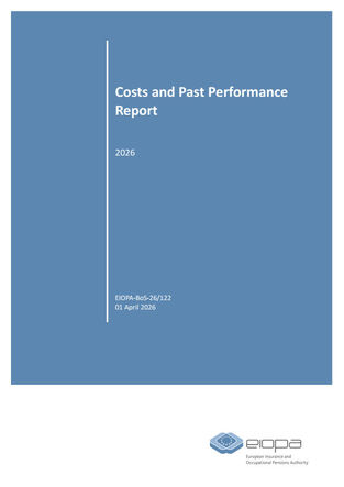 Costs and Past Performance Report 2026 (Cover; Quelle: Eiopa)