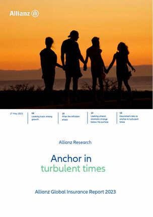 Allianz Global Insurance Report 2023 (Cover; Quelle: Allianz)