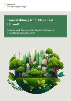 Leitfaden Finanzbildung trifft Klima und Umwelt (Cover; Quelle: BMF)