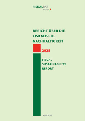 Nachhaltigkeitsbericht 2025 (Cover; Quelle: Fiskalrat)