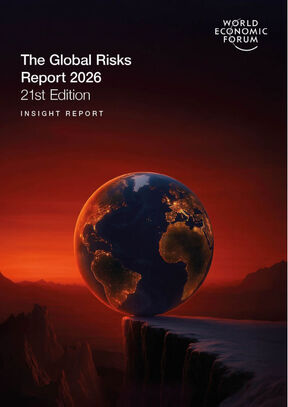 The Global Risks Report 2026 des Weltwirtschaftsforums (Cover; Quelle: WEF)