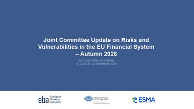 Risk Update (Cover; Quelle: Eiopa)