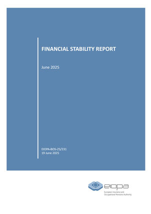 Financial Stability Report, Juni 2025 (Cover; Quelle: Eiopa)