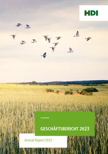 HDI Annual Report 2023 (cover; Source: HDI)