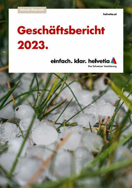 Geschäftsbericht 2023 (Cover; Quelle: Helvetia)