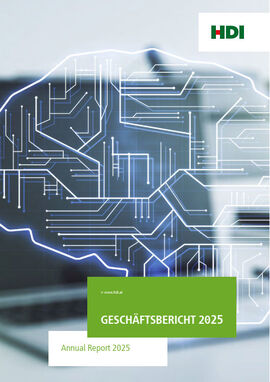 HDI-Geschäftsbericht 2025 (Cover; Quelle: HDI)