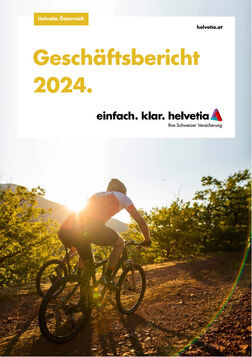 Geschäftsbericht 2024 (Cover; Quelle: Helvetia)