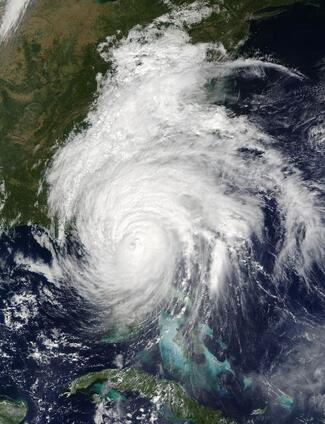 Hurrikan Matthew, 2017 (Bild: NASA)
