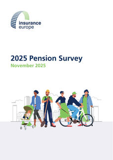 2025 Pension Survey (Cover; Quelle: Insurance Europe)