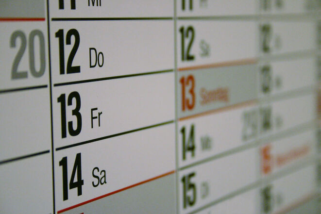 Kalender, Freitag, der 13. (Bild: Markus Hein/Pixelio)