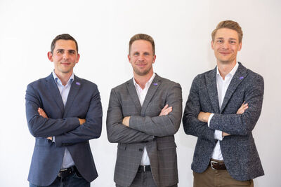 V.l.n.r.: Lukas Lindenhofer, René Besenbäck und Stephan Ehrenfeldner (Bild: Wefox)