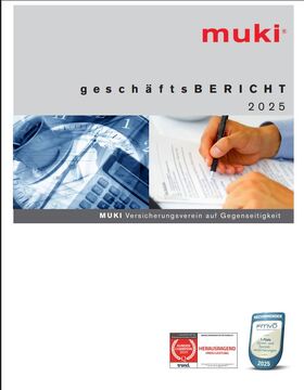 Muki-Geschäftsbericht 2025 (Cover)
