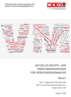 Skriptum-Cover Band 1 (Bild: WKÖ/FV Versicherungsmakler)