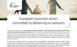 Stellungnahme, Ausschnitt (Quelle: Insurance Europe)