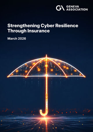 Bericht der Geneva Association zu Cyberrisiko und -versicherung (Cover; Quelle: Geneva Association)