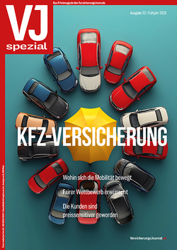 Das neue VJ Spezial Kfz-Versicherung (Cover) Bild: queen auf AdobeStock)