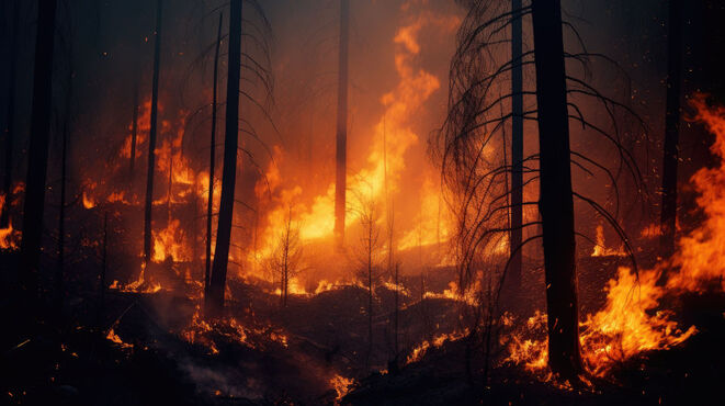 Waldbrand (Symbolfoto; Bild: Adam Lapuník/Pixabay)