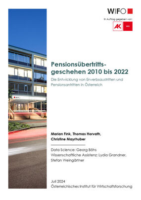 Wifo-Analyse zum Pensionsübertrittsgeschehen (Cover; Quelle: Wifo)