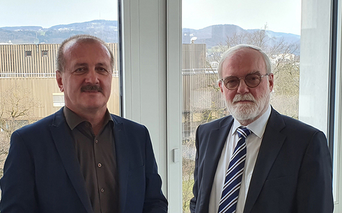 Alois Wögerbauer, Geschäftsführer der 3 Banken Generali KAG (links) mit VersicherungsJournal-Herausgeber Marius Perger (Bild: VJ)